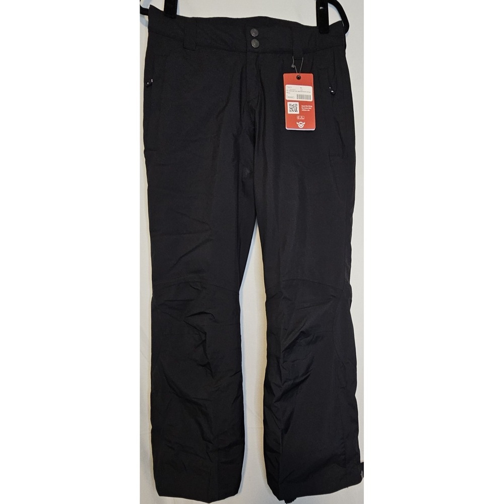 Moosejaw Women's Insulated Ski Snow Pants Black Size 4 Waterproof NWT